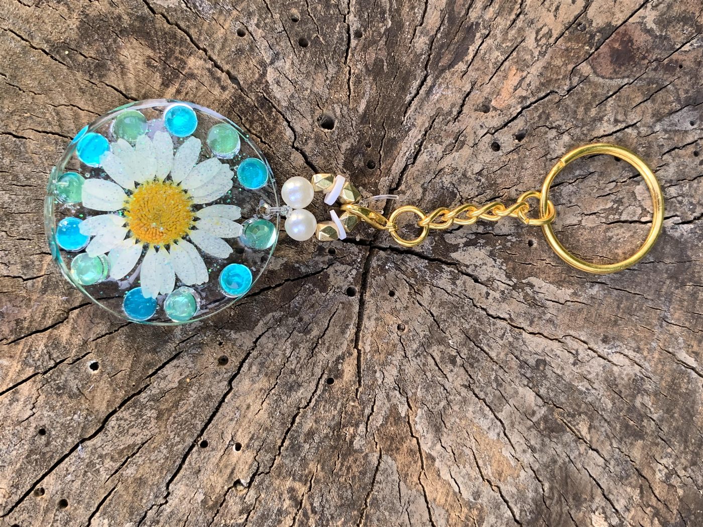 Porte-clé bleu